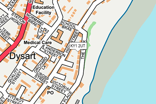 KY1 2UT map - OS OpenMap – Local (Ordnance Survey)