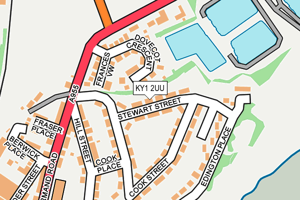 KY1 2UU map - OS OpenMap – Local (Ordnance Survey)