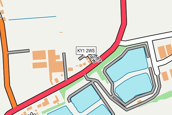 KY1 2WS map - OS OpenMap – Local (Ordnance Survey)