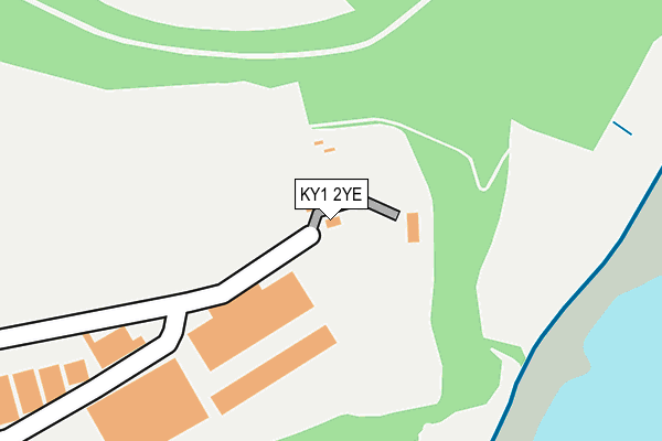 KY1 2YE map - OS OpenMap – Local (Ordnance Survey)