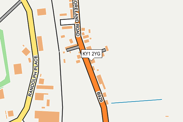 KY1 2YG map - OS OpenMap – Local (Ordnance Survey)