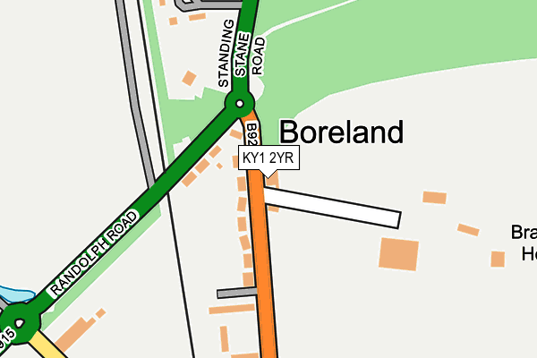 KY1 2YR map - OS OpenMap – Local (Ordnance Survey)