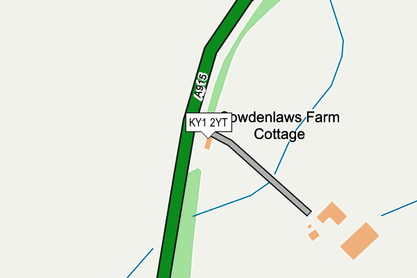 KY1 2YT map - OS OpenMap – Local (Ordnance Survey)