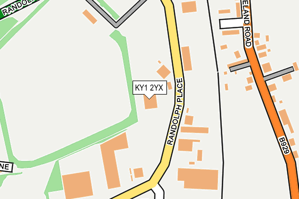 Map of BALBIRNIE DEVELOPMENTS LTD at local scale