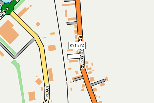 KY1 2YZ map - OS OpenMap – Local (Ordnance Survey)