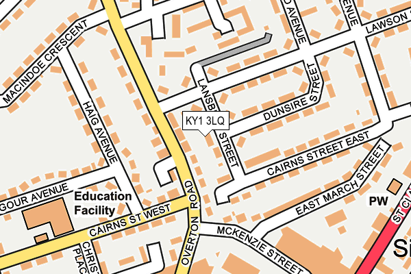 KY1 3LQ map - OS OpenMap – Local (Ordnance Survey)