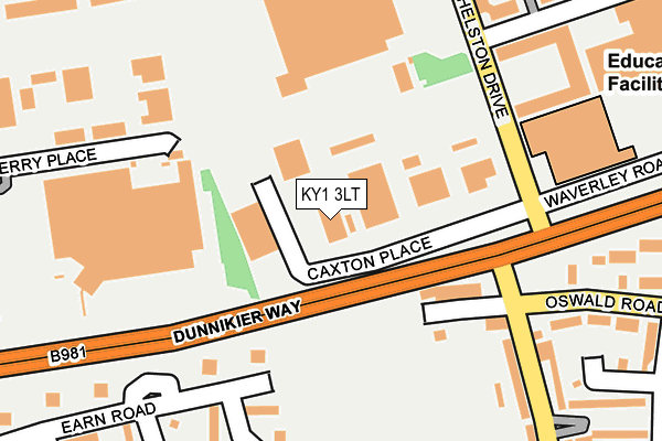 KY1 3LT map - OS OpenMap – Local (Ordnance Survey)