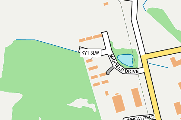 KY1 3LW map - OS OpenMap – Local (Ordnance Survey)