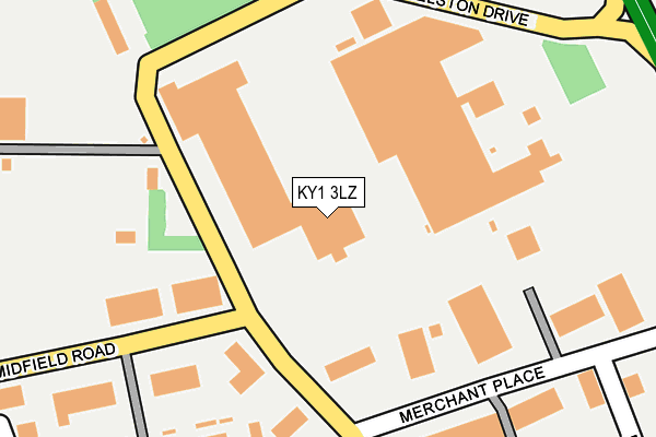 KY1 3LZ map - OS OpenMap – Local (Ordnance Survey)