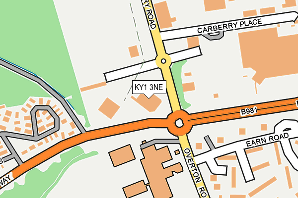 KY1 3NE map - OS OpenMap – Local (Ordnance Survey)