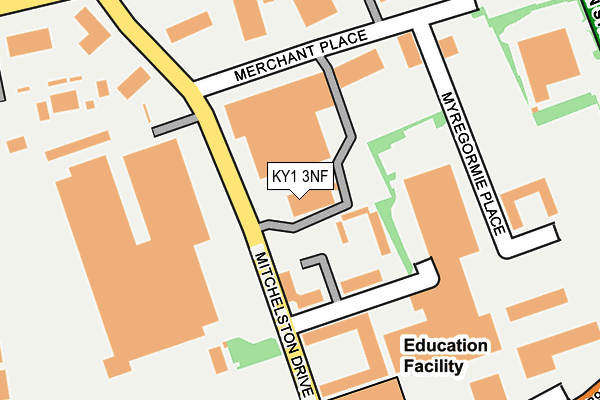 Map of PL MOTORS KIRKCALDY LTD at local scale