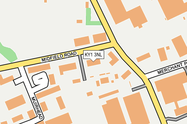 KY1 3NL map - OS OpenMap – Local (Ordnance Survey)