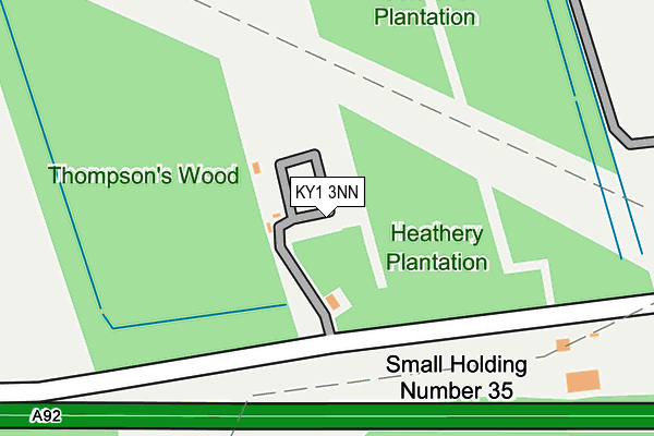 KY1 3NN map - OS OpenMap – Local (Ordnance Survey)