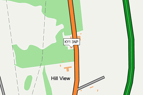 KY1 3NP map - OS OpenMap – Local (Ordnance Survey)