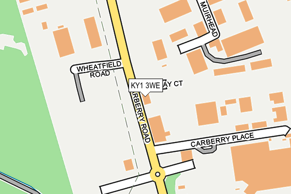 KY1 3WE map - OS OpenMap – Local (Ordnance Survey)
