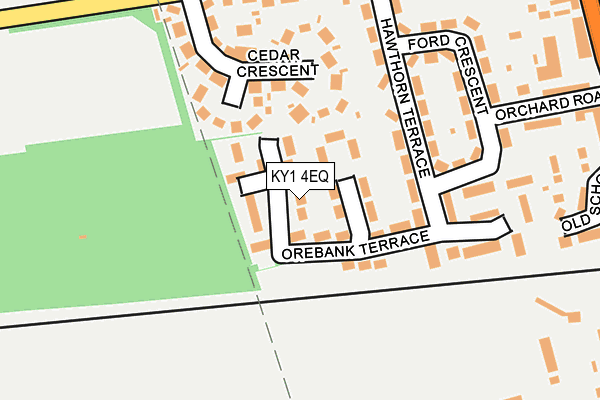 KY1 4EQ map - OS OpenMap – Local (Ordnance Survey)