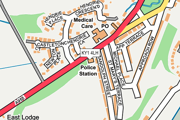 KY1 4LH map - OS OpenMap – Local (Ordnance Survey)