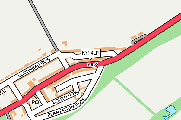 KY1 4LP map - OS OpenMap – Local (Ordnance Survey)