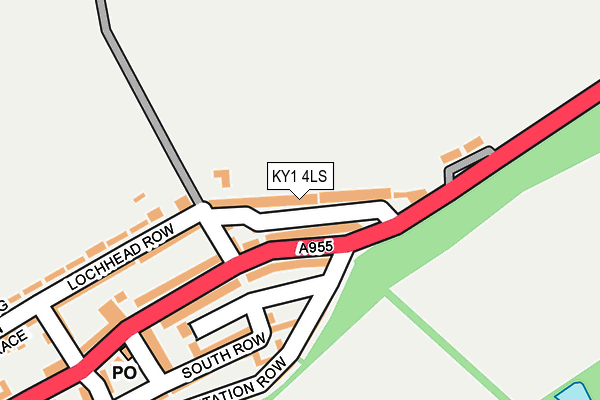 KY1 4LS map - OS OpenMap – Local (Ordnance Survey)