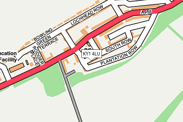 KY1 4LU map - OS OpenMap – Local (Ordnance Survey)