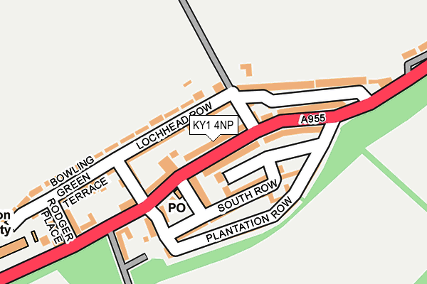 KY1 4NP map - OS OpenMap – Local (Ordnance Survey)