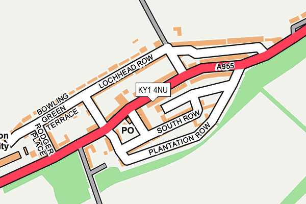 KY1 4NU map - OS OpenMap – Local (Ordnance Survey)