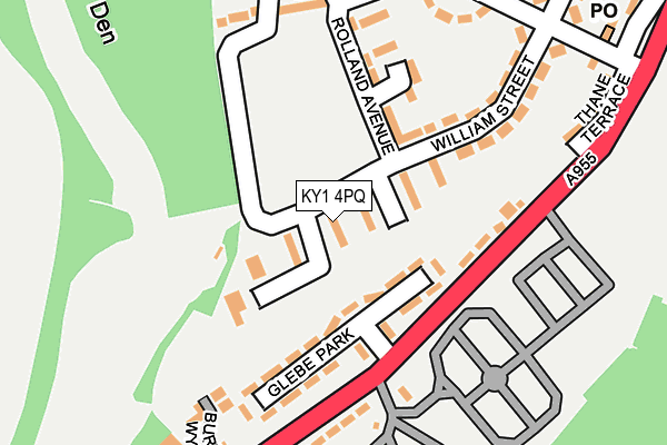KY1 4PQ map - OS OpenMap – Local (Ordnance Survey)