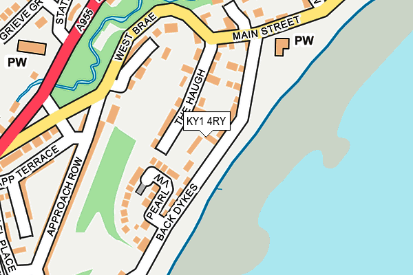 KY1 4RY map - OS OpenMap – Local (Ordnance Survey)