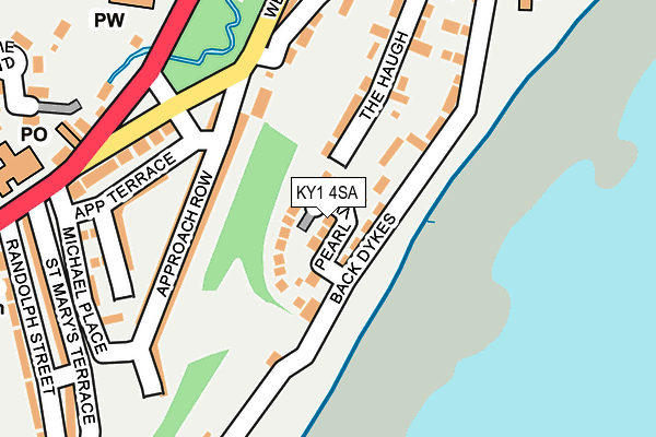 KY1 4SA map - OS OpenMap – Local (Ordnance Survey)