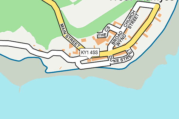 KY1 4SS map - OS OpenMap – Local (Ordnance Survey)
