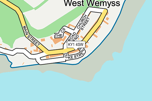 KY1 4SW map - OS OpenMap – Local (Ordnance Survey)
