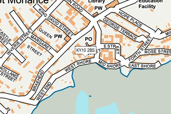 KY10 2BS map - OS OpenMap – Local (Ordnance Survey)