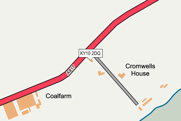 KY10 2DQ map - OS OpenMap – Local (Ordnance Survey)
