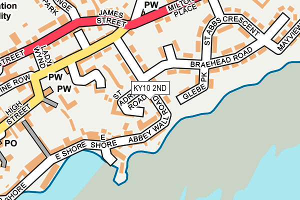 KY10 2ND map - OS OpenMap – Local (Ordnance Survey)