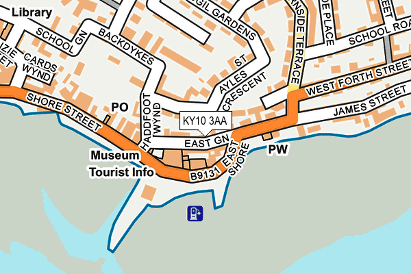 KY10 3AA map - OS OpenMap – Local (Ordnance Survey)
