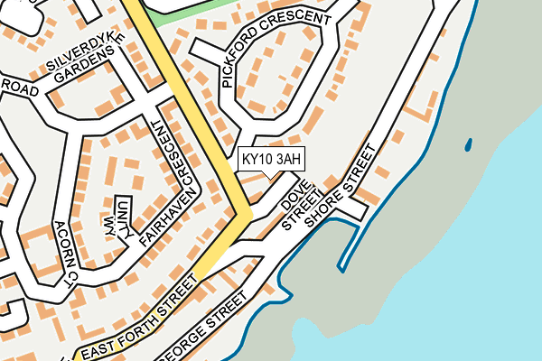 KY10 3AH map - OS OpenMap – Local (Ordnance Survey)