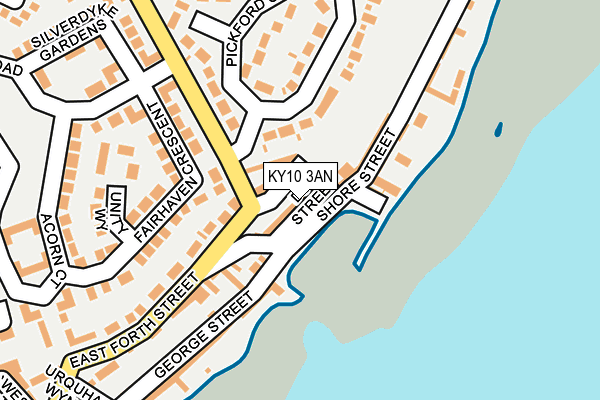 KY10 3AN map - OS OpenMap – Local (Ordnance Survey)