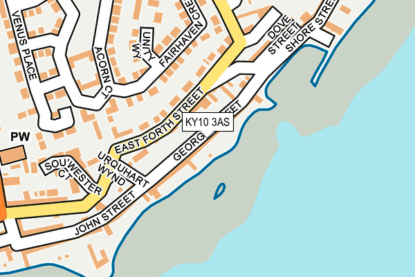 KY10 3AS map - OS OpenMap – Local (Ordnance Survey)