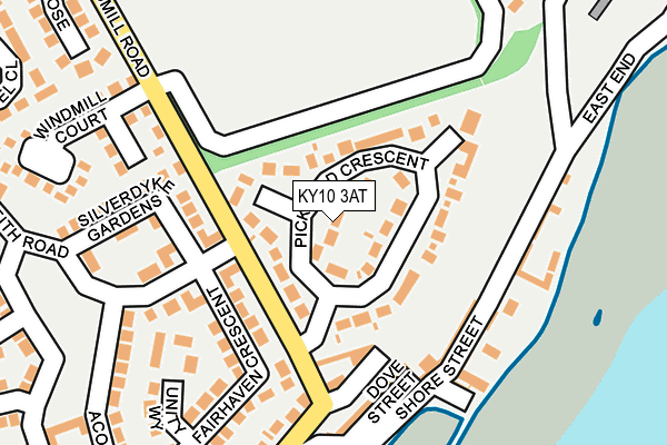 KY10 3AT map - OS OpenMap – Local (Ordnance Survey)
