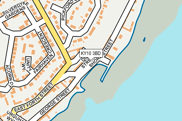 KY10 3BD map - OS OpenMap – Local (Ordnance Survey)