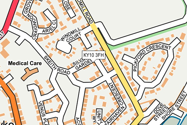 KY10 3FH map - OS OpenMap – Local (Ordnance Survey)