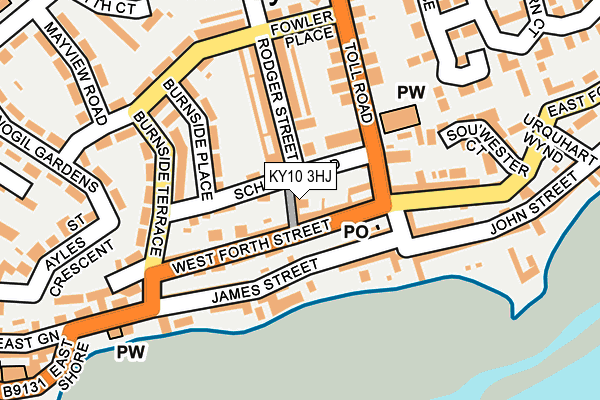 KY10 3HJ map - OS OpenMap – Local (Ordnance Survey)