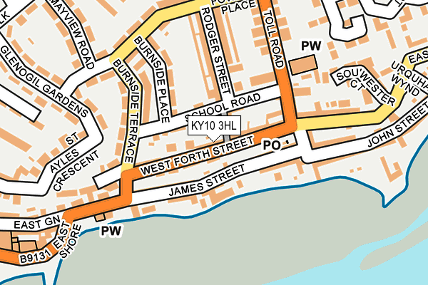 KY10 3HL map - OS OpenMap – Local (Ordnance Survey)
