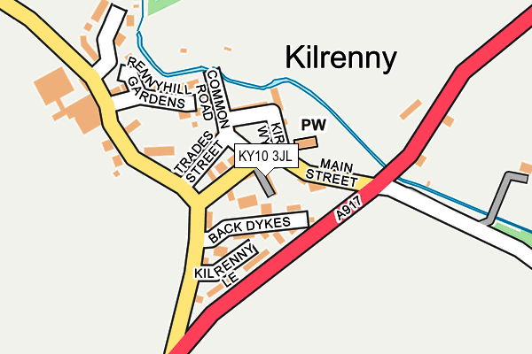 KY10 3JL map - OS OpenMap – Local (Ordnance Survey)