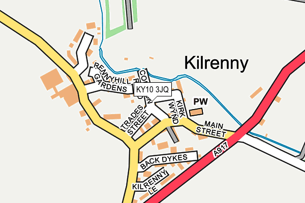 KY10 3JQ map - OS OpenMap – Local (Ordnance Survey)