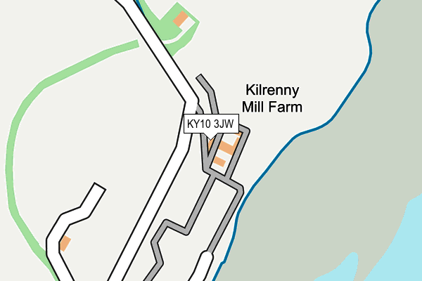 KY10 3JW map - OS OpenMap – Local (Ordnance Survey)