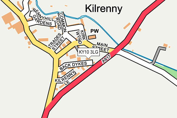 KY10 3LG map - OS OpenMap – Local (Ordnance Survey)