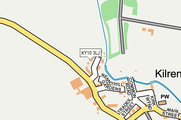 KY10 3LJ map - OS OpenMap – Local (Ordnance Survey)