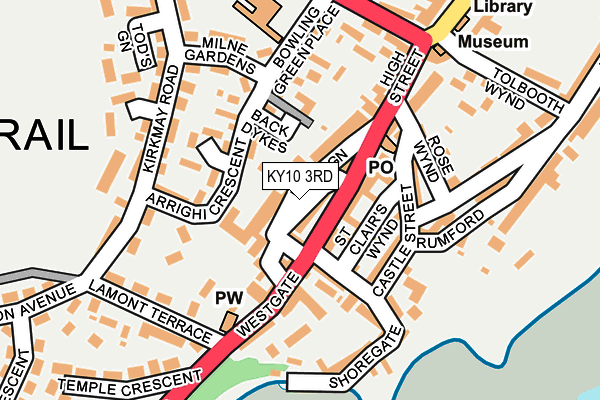 KY10 3RD map - OS OpenMap – Local (Ordnance Survey)