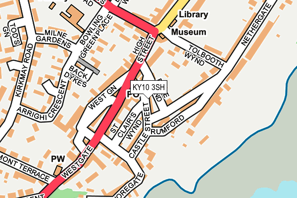 KY10 3SH map - OS OpenMap – Local (Ordnance Survey)
